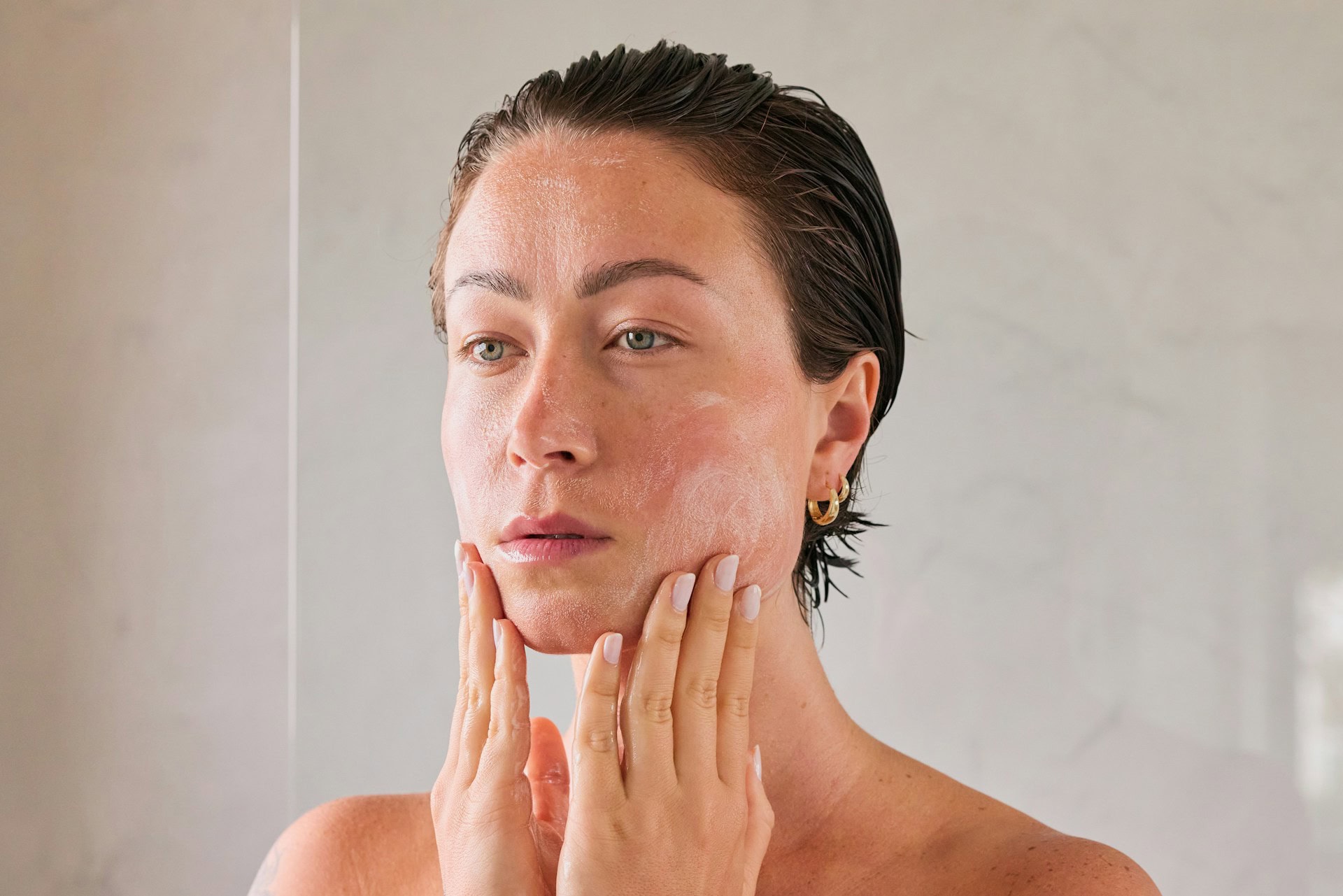 skin post-microneedling